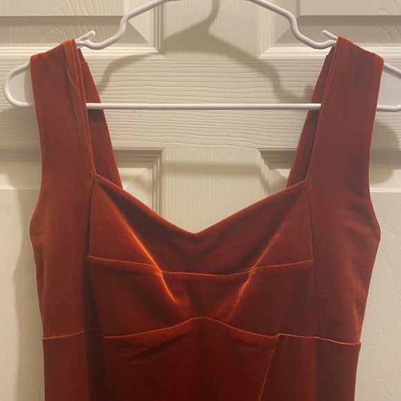 Velvet Rust Forever 21 Bodycon Mini Dress - Picture 3 of 5